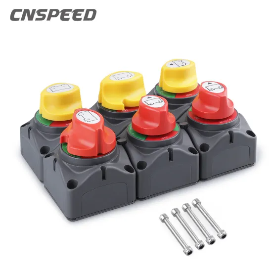 12V-60V 100A-300A Car Auto RV Marine Boat Battery Switch Selector Isolator Disconnect Rotary Cut Switches knobs YC101593