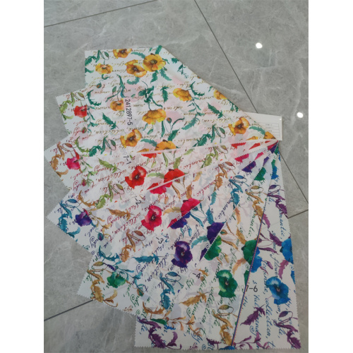 Textiles Imitation Linen Cloth Polyester Print Fabrics