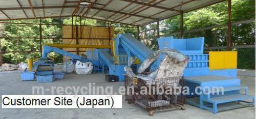 waste radiator recycling production line S-1000 aluminum radiator recycling