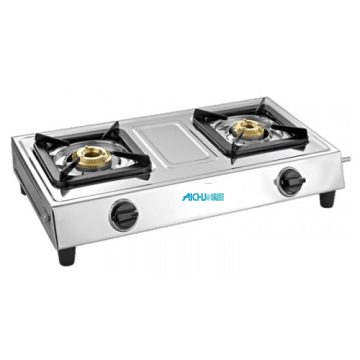 Popular SS Gas stove 2 Burner ISI Marked