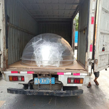 Tampilan setengah kubah akrilik besar khusus - diameter 40cm hingga 100cm
