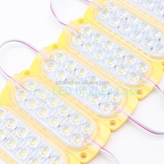 Korean Amber SMD 2835 LED Modules, IP65 Waterproof Holiday Lights, and 24V/12V Yellow Flashing Car Side Light Modules