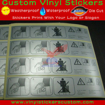 Individually Sheets Silver Stickers