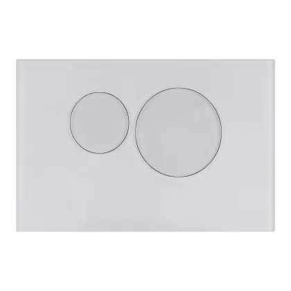 ABS Plastic Dual Flush Wall-Mounted Toilet Flush Plate