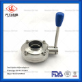 Sanitary Stainless Steel Manual Welded Butterfly Valve