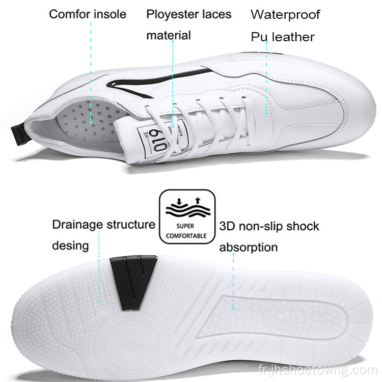 Chaussures de tennis décontractées légères pour hommes