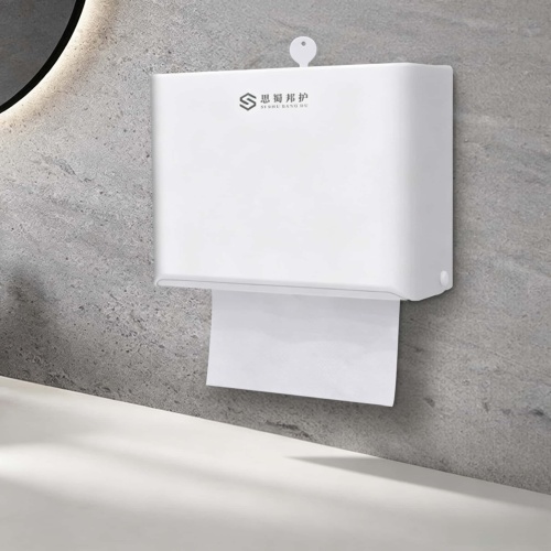Dispensador de toallas de papel montado en la pared
