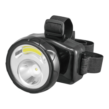 Wiederaufladbare einstellbare LED -Kopflicht zum Wandercamping