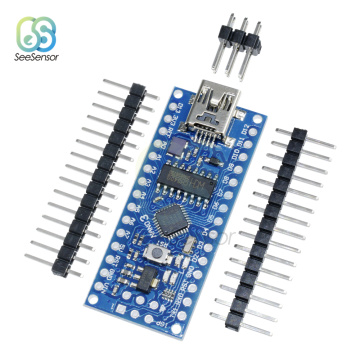Nano V3.0 3.0 ATmega168 CH340G CH340 Mini USB UART Interface Board Micro Controller Module 3.3V 5V Microcontroller For Arduino