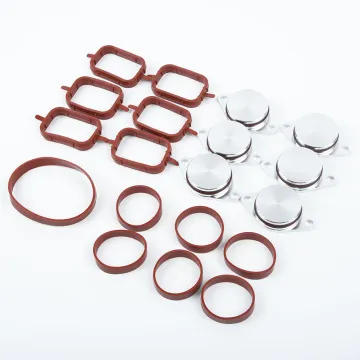 Diesel Swirl Flap Blanking Plates Seal Blank Repair Delete Removal Kit For BMW Previous M57 Intake Manifold Gasket