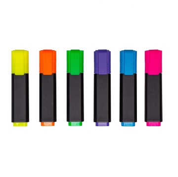 Custom Logo Colorful Fluorescent Highlighter Pen - Text Marker