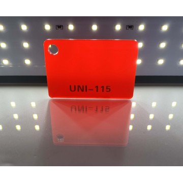 Feuille de plexiglas acrylique rouge cerise 3 mm d&#39;épaisseur 1220 * 2440 mm