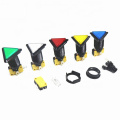 Triangle 32*32*32mm Plastic Mini LED Push Button Switch