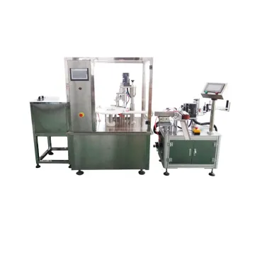 Automatic Glasses Cleaning Solution Filling and Capping Machine