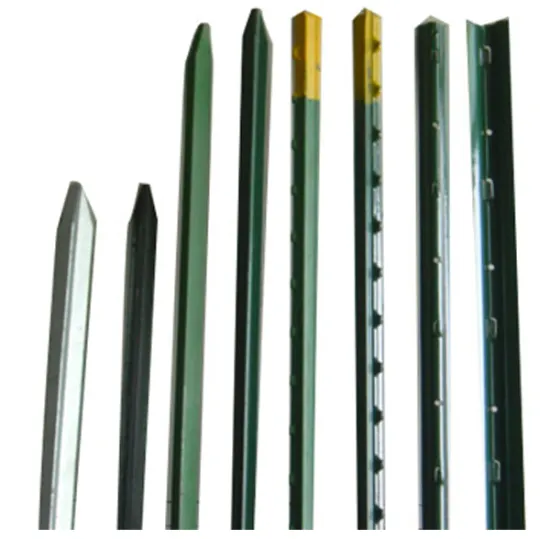 Galvanized Metal Studded T Post For Farm Fence