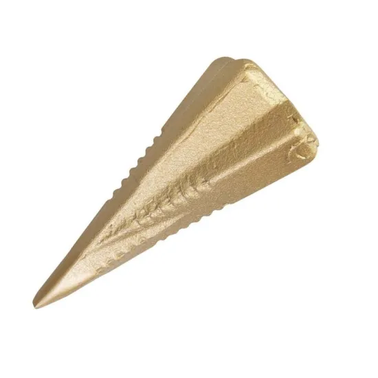 Durable High Strength Carbon Steel Forged Tree Felling Wedge for Wood Chopping and Camping