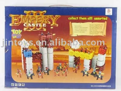 Children Toy,Plastic Block DIY Alcazar with 2 Different Design