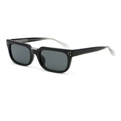 Vintage Geometric Flat Top Square PC Frame Sunglasses