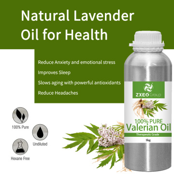 Factory Provide Best Valerian Essential Oil for Aromatherapy Bulk Price Valerian Oil