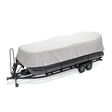 Customized Heavy Duty Waterproof UV-Proof 600D Oxford Pontoon Boat Cover