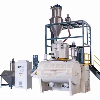 High Speed PVC Raw Material Mixer - PVC Plastic Heating Mixing Unit
