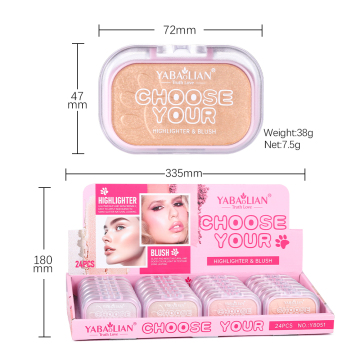 New Face Contour Bronzer Highlighter Palette - Natural Glitter Daily Makeup for Women