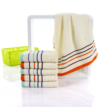 Promote sale custom plush cotton face towel