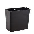 46L de basura de cocina rectangular de acero inoxidable