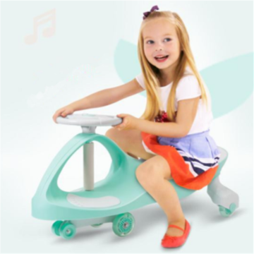 Coche para columpios al aire libre para bebés Coche clásico con giro