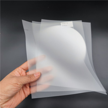 Clear polished polycarbonate film for protective screen