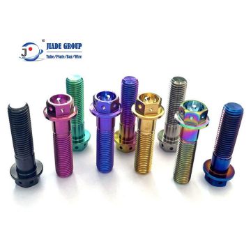 Lightweight Titanium Motorcycle Bolt Upgrade Kit