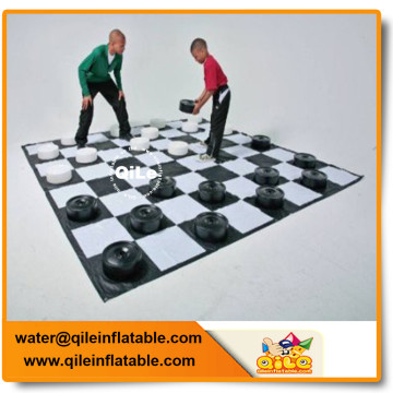 commercial grade custom size popular inflatable sport game chess game for sale
