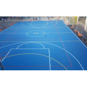 Outdoor Hockey Court Płytki z Enlio Blocklock Sport Floor