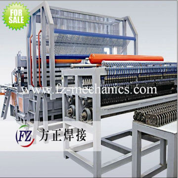 Wire mesh welding line