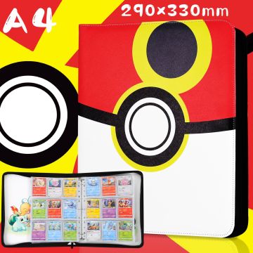 Wholesale Custom PU Leather A4 & A5 Card Collection Album, Board Game Card Sleeves in Carton Design