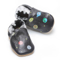Navy Soft Cute Baby Leather Slippers Shoes