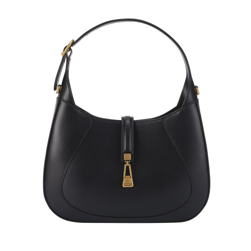 Trendy Black Half Moon Shoulder Crossbody Bag