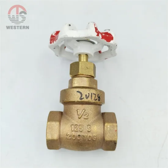 1/4 - 1/2 2 4 3 inch 75mm 125S 200 WOG pn16 female bronze painted manual type water supply valved brass gate valve