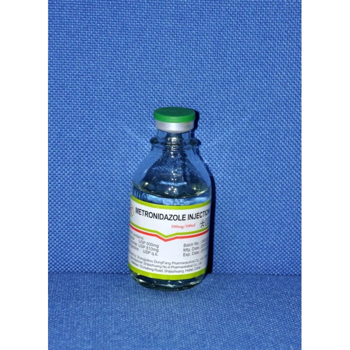 زجاجة حقن ميتروزول الزجاجية