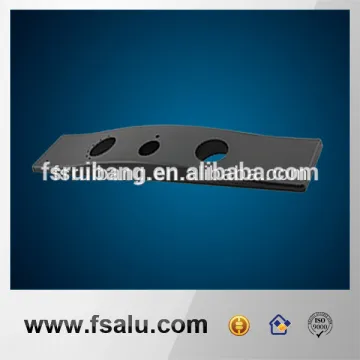 process aluminum for audio amplifier faceplate