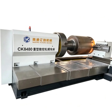 Tokarka CNC do dużych obciążeń CK8480 do rolek