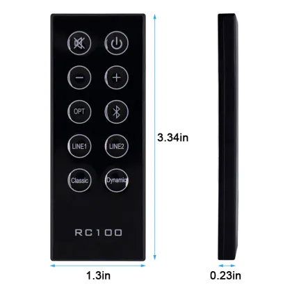 Replacement Mini Keyboard Smart Remote Control RC10D for Edifier R2000DB