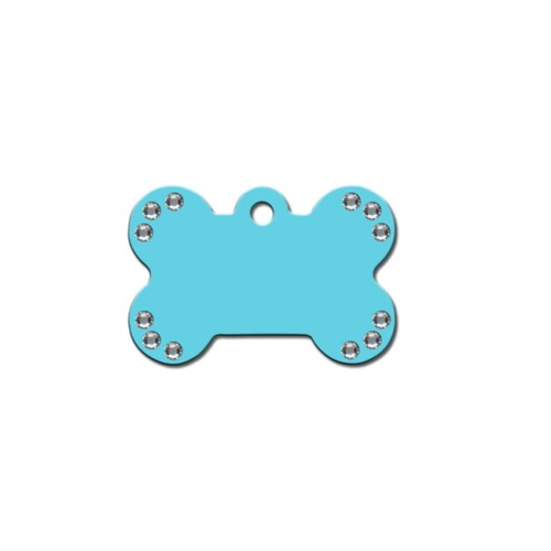 Customised Metal Blank Rhinestone Dog Tag