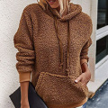 Herbst Winter Frauen Fuzzy Fleece Hoodies