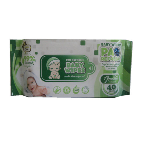 Lingettes humides portatives pour bébé à base de plantes
