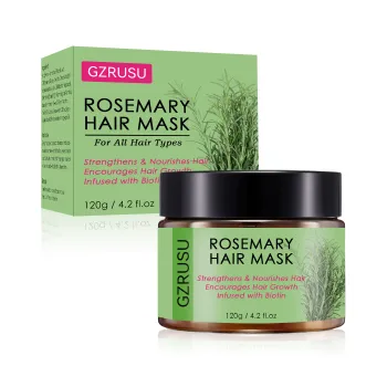 Wholesalers: Best Natural Rosemary Hair Mask for Hair Growth - Private Label GZRUSU Strengthening & Nourishing Hair Repair Mask