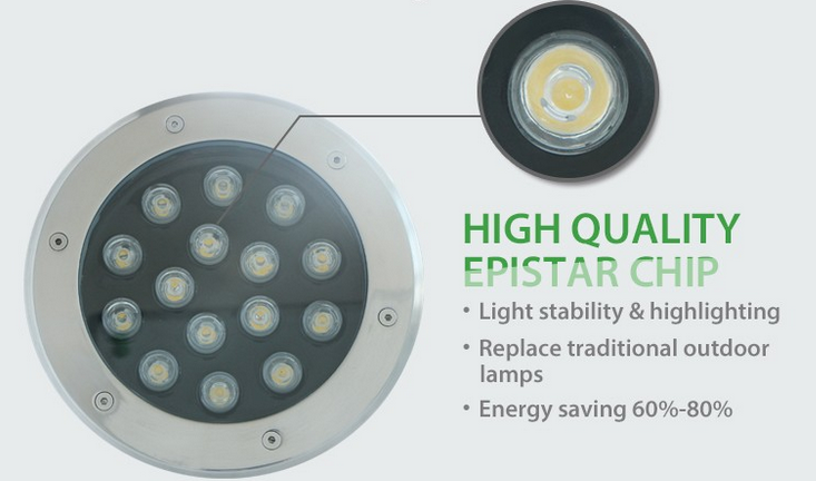 RGB led underground light 