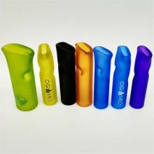 Solida punta in vetro piatto colorato glassata opaca