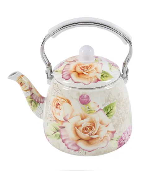 3.3L Best Selling Combination Handle Big Capacity Enamel Kettle