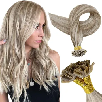 Healthy bouncy texture No any split ends Nail U tip Hair Hot fusion Hair extension sillky straight U tip Hair extensions